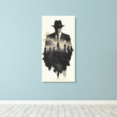 Toile Ville des Ombres (Insitu (Plancher de Bois))