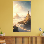 Toile ville d'imaginaires à couper le souffle flottant a (Insitu(Salon))