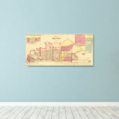Toile Ville d'Ironton avec Proctorsville (Insitu (Plancher de Bois))