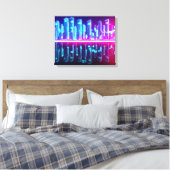Toile Ville éloignée de Cyberpunk (Insitu(Chambre))