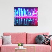 Toile Ville éloignée de Cyberpunk (Insitu(Salon))