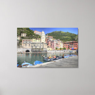Toile Ville en pente de Vernazza, Cinque Terre, Ligurie