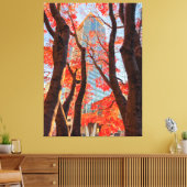 Toile Ville en rouge (Insitu(Salon))