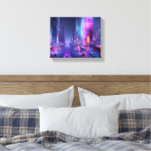 Toile Ville futuriste (Insitu(Chambre))