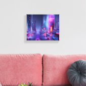 Toile Ville futuriste (Insitu(Salon))