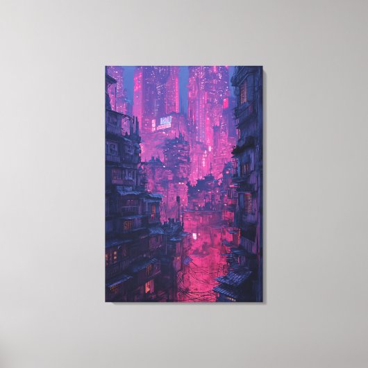 Toile Ville nocturne (Recto)