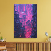 Toile Ville nocturne (Insitu(Salon))