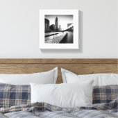 Toile Ville noire et blanche (Insitu(Chambre))