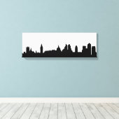 Toile Ville silhouette de Londres (Insitu (Plancher de Bois))