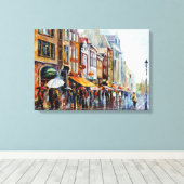 Toile Villes européennesPeintes par l'art fax (Insitu (Plancher de Bois))