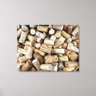 Toile Vin Corks Photo Poster Canvas Imprimer