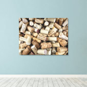 Toile Vin Corks Photo Poster Canvas Imprimer (Insitu (Plancher de Bois))