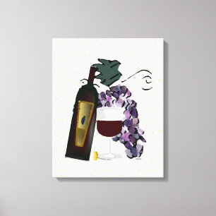 Toile Vin rouge