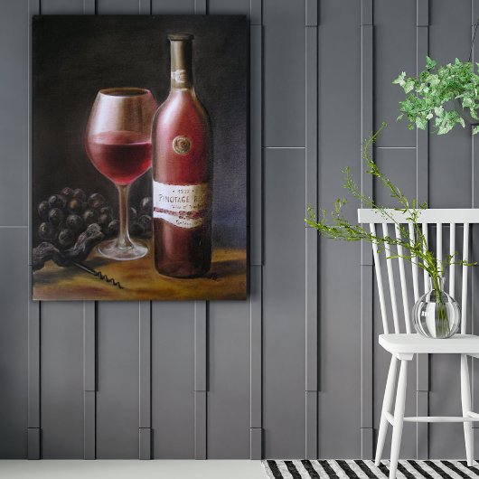 Toile Vin rouge