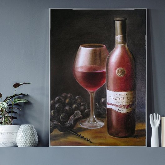 Toile Vin rouge