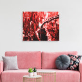 Toile Vin rouge Art Abstrait (Insitu(Salon))