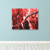Toile Vin rouge Art Abstrait (Insitu (Plancher de Bois))