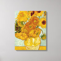 Vincent Van Gogh 12 Tournesols Impressionniste