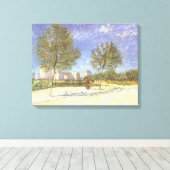 Toile Vincent van Gogh - À la périphérie de Paris (Insitu (Plancher de Bois))