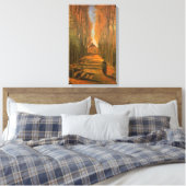 Toile Vincent van Gogh - Allée de peupliers en automne (Insitu(Chambre))