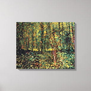 Toile Vincent Van Gogh - Arbres et sous-bois Beaux-Arts