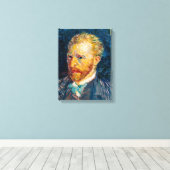 Toile Vincent Van Gogh - Autoportrait (Insitu (Plancher de Bois))