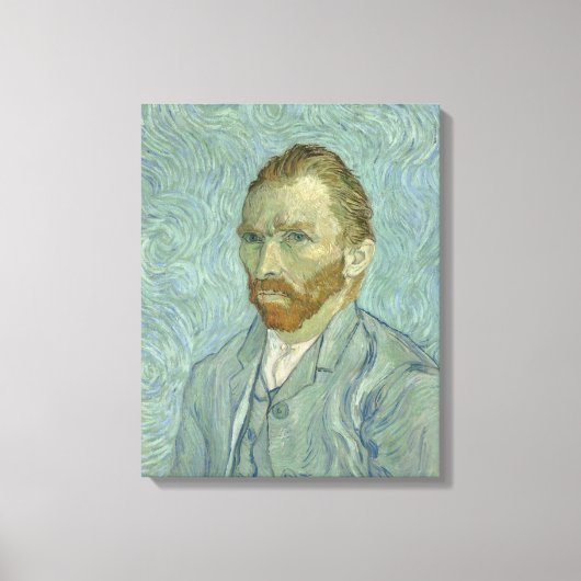 Toile Vincent Van Gogh Autoportrait 1889 (Recto)