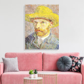 Toile Vincent van Gogh - Autoportrait avec Casquette de  (Insitu(Salon))