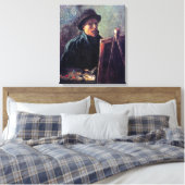 Toile Vincent Van Gogh - Autoportrait Dark Felt Casquett (Insitu(Chambre))