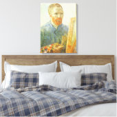 Toile Vincent van Gogh - Autoportrait devant l'Easel (Insitu(Chambre))