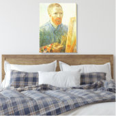 Toile Vincent van Gogh - Autoportrait devant l'Easel (Insitu(Chambre))