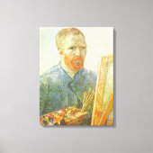 Toile Vincent van Gogh - Autoportrait devant l'Easel (Recto)