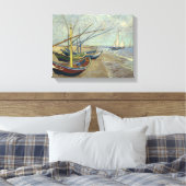 Toile Vincent van Gogh - Bateaux de pêche sur la plage (Insitu(Chambre))