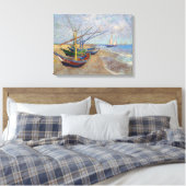 Toile Vincent van Gogh - Bateaux de pêche sur la plage (Insitu(Chambre))