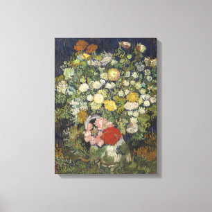 Toile Vincent Van Gogh Bouquet of Flowers dans un vase