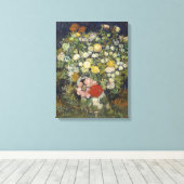 Toile Vincent Van Gogh | Bouquet of Flowers dans un vase (Insitu (Plancher de Bois))