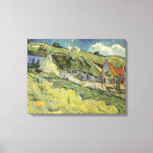 Toile Vincent van Gogh - Chalets à chaume