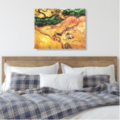 Toile Vincent Van Gogh - Champ Avec Deux Lapins Art Fine (Insitu(Chambre))