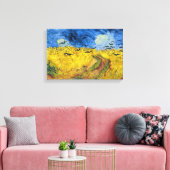 Toile Vincent van Gogh - Champ de blé aux corbeaux (Insitu(Salon))