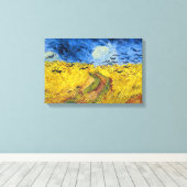 Toile Vincent van Gogh - Champ de blé avec corbeaux (Insitu (Plancher de Bois))