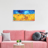 Toile Vincent Van Gogh - Champ de blé avec des corbeaux (Insitu(Salon))