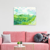 Toile Vincent van Gogh - Champ de blé vert, Auvers (Insitu(Salon))