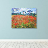 Toile Vincent van Gogh - Champ de coquelicots (Insitu (Plancher de Bois))