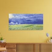 Toile Vincent van Gogh | Champs de roues sous Thunderclo (Insitu(Salon))