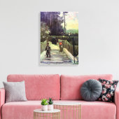 Toile Vincent Van Gogh - Chemin En Pente À Montmartre (Insitu(Salon))