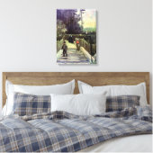 Toile Vincent Van Gogh - Chemin En Pente À Montmartre (Insitu(Chambre))