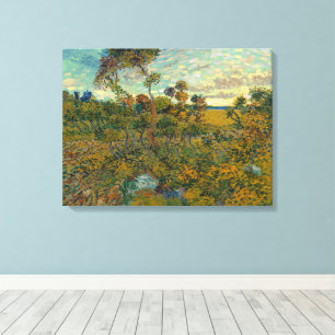 Toile Vincent Van Gogh, Coucher De Soleil À Montmajour