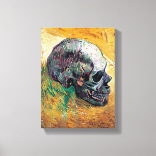 Toile Vincent Van Gogh - Crâne de profil - Beaux-arts