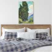 Toile Vincent van Gogh - Cyprès (Insitu(Chambre))