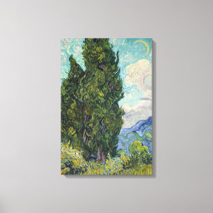 Toile Vincent van Gogh - Cyprès